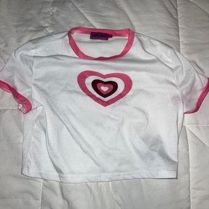 Edikted heart baby tee